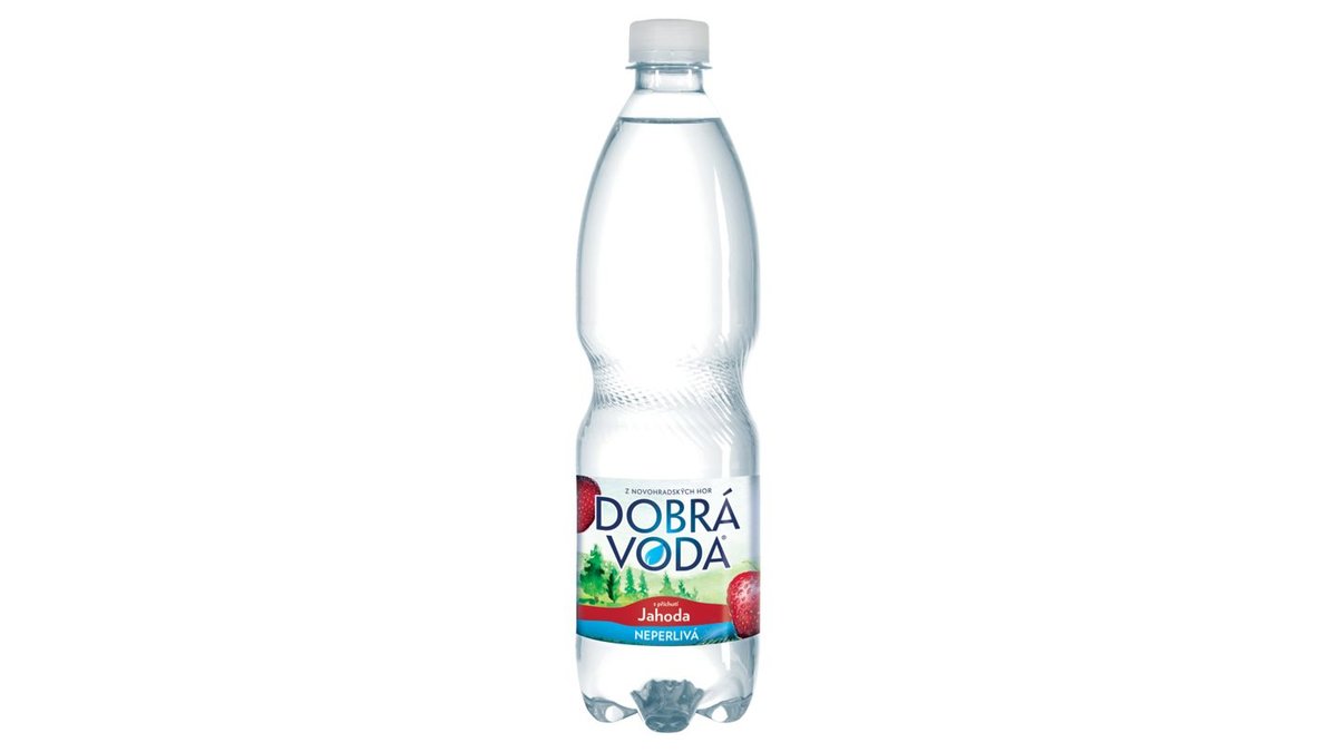 Dobrá voda Neperlivá s příchutí jahoda 0,75l