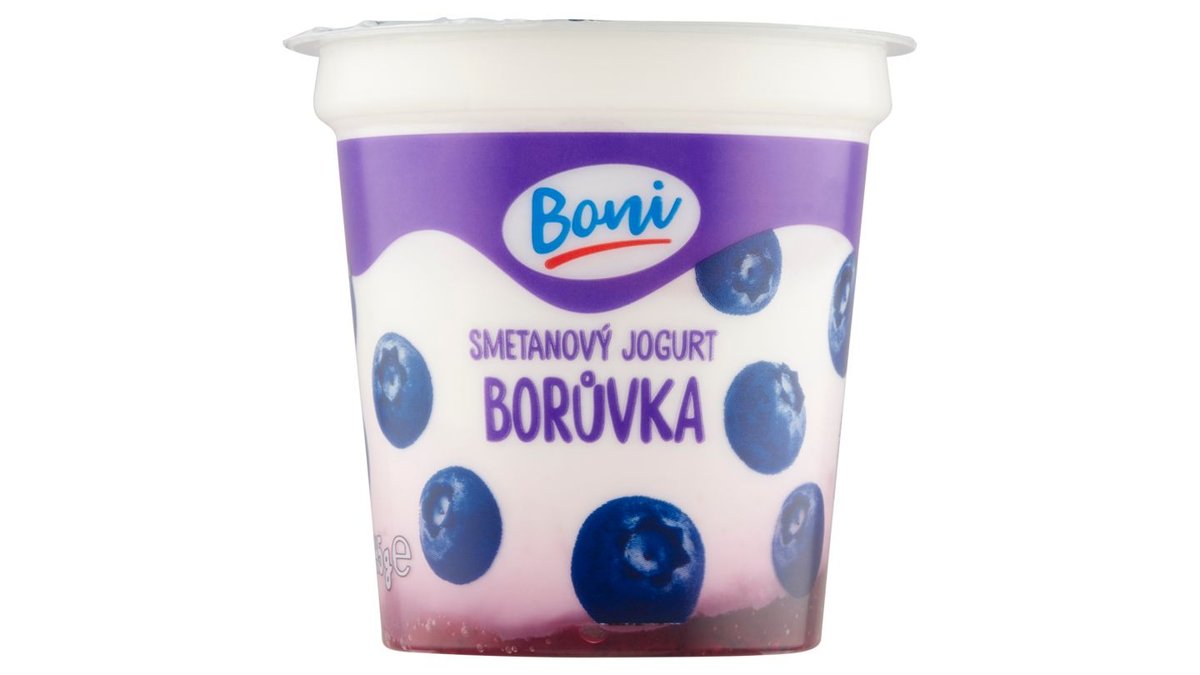 Boni Smetanový jogurt borůvka 145g