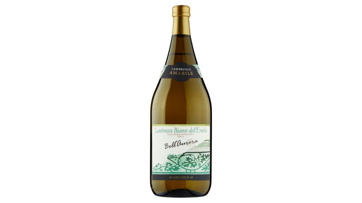 Lambrusco dell' Emilia Bianco Perlivé víno polosladké 1,5l