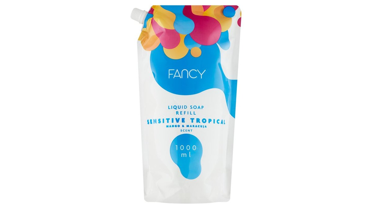 Fancy Sensitive Tropical tekuté mýdlo s vůní mango & maracuja 1000ml
