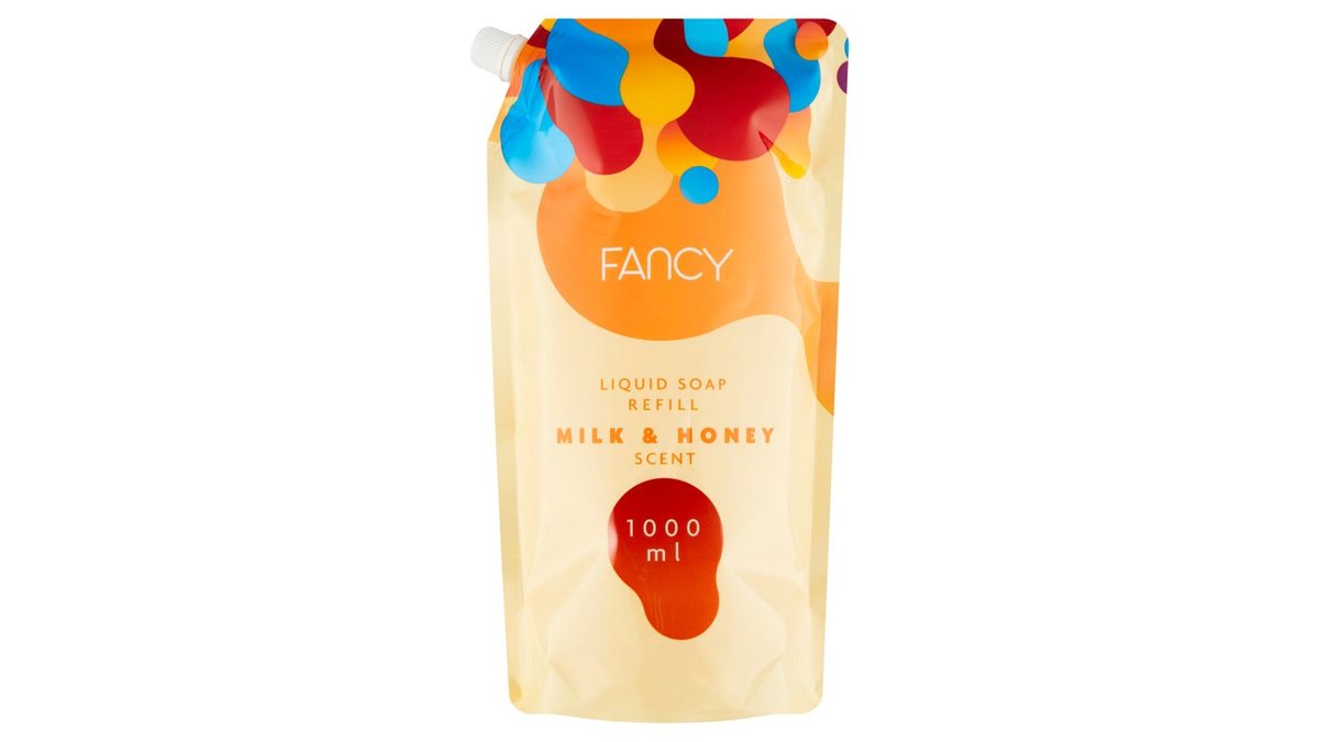 Fancy Tekuté mýdlo s vůní mléko & med 1000ml