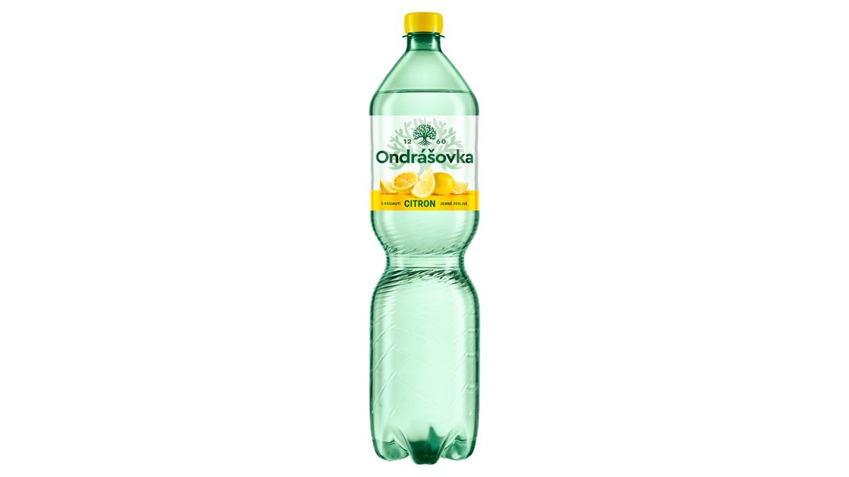 Ondrášovka Jemně perlivá s příchutí citron 1,5l