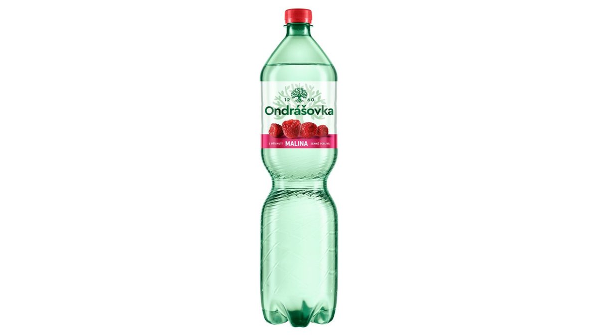 Ondrášovka Jemně perlivá s příchutí malina 1,5l