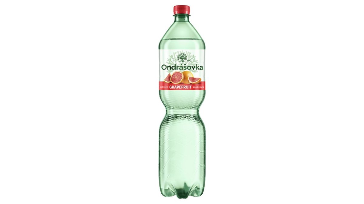 Ondrášovka Jemně perlivá s příchutí grapefruit 1,5l