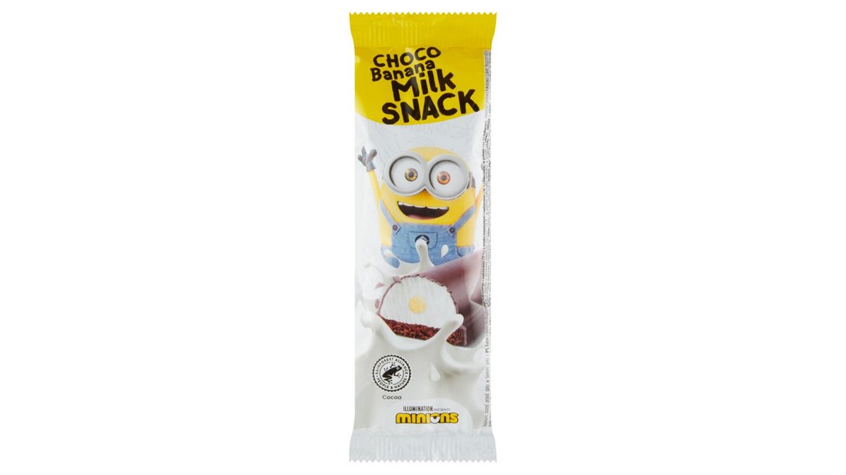 Minions Choco Banana Milk Snack 27g