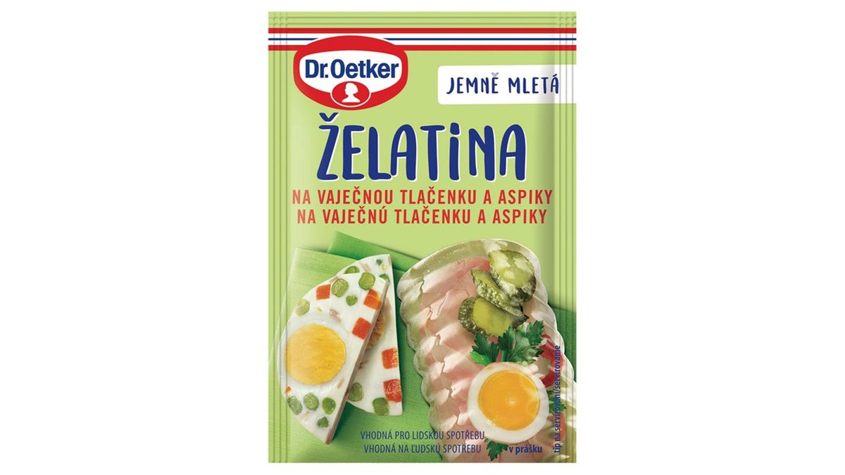 Dr. Oetker Želatina na vaječnou tlačenku a aspiky 20g