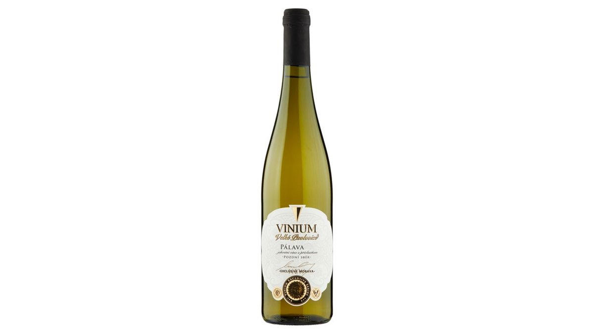 Vinium Pálava jakostní víno s přívlastkem pozdní sběr bílé polosuché 0,75l