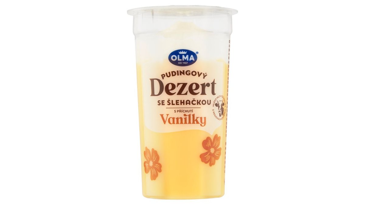 Olma Dezert Pudingový se šlehačkou s příchutí vanilky 200g