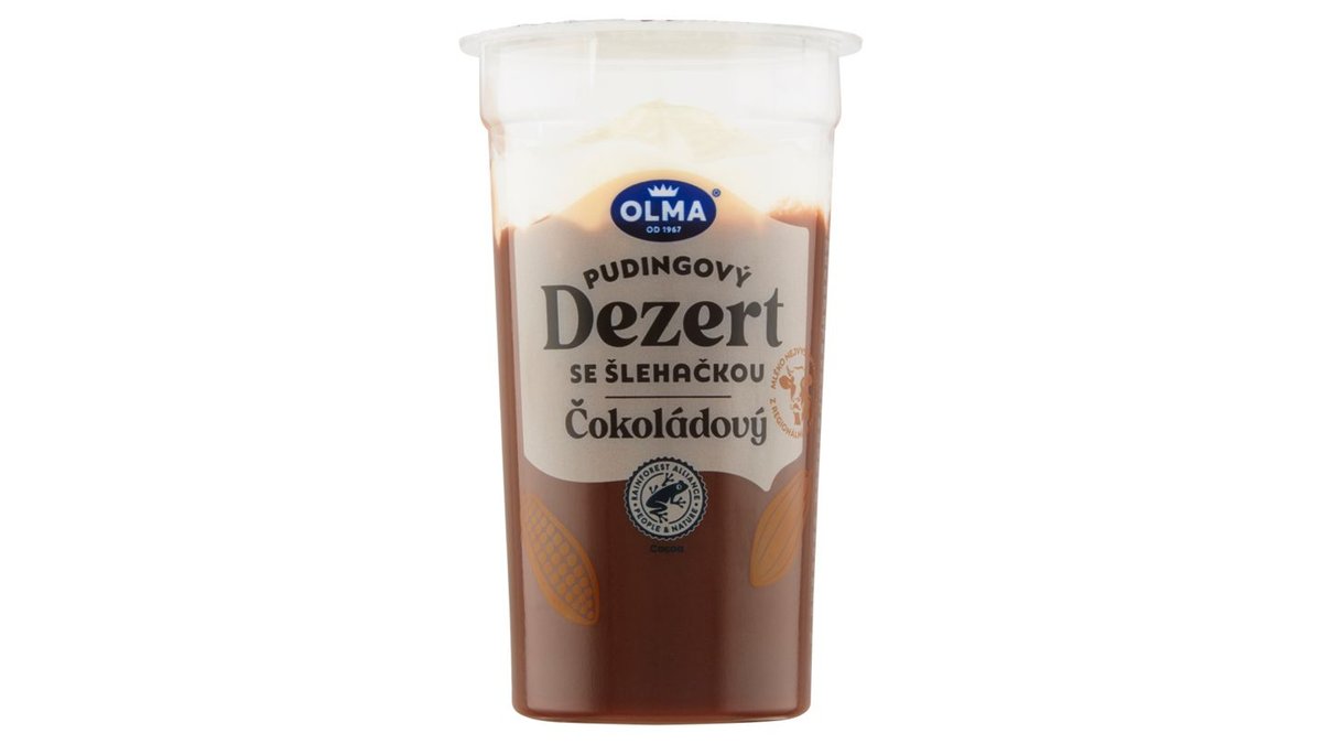 Olma Dezert pudingový se šlehačkou čokoláda, 200 g