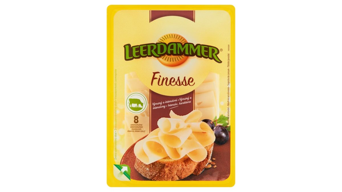 Leerdammer Finesse Caractère 8 plátků 80g
