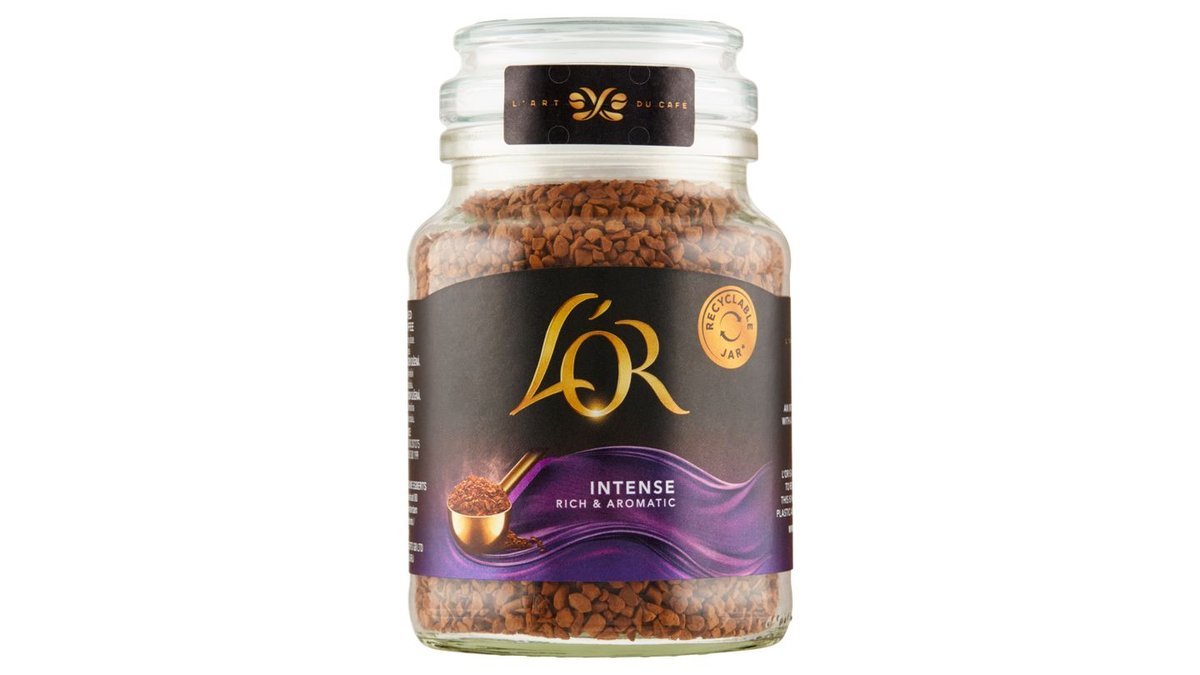 L'OR Intense rozpustná káva mrazem sušená 100g