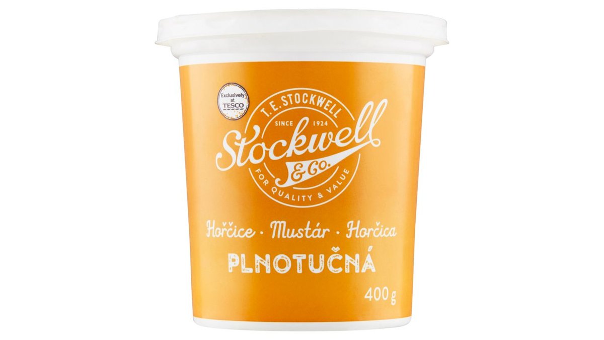 Stockwell & Co. Hořčice plnotučná 400g