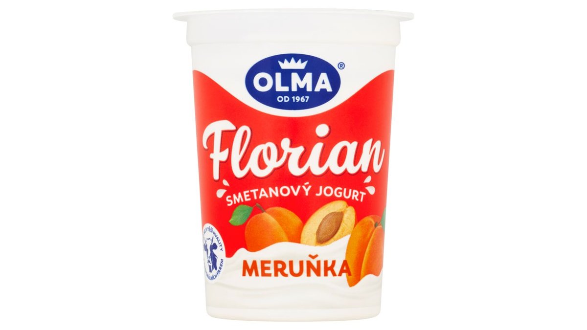 Olma Florian Smetanový jogurt meruňka 150g