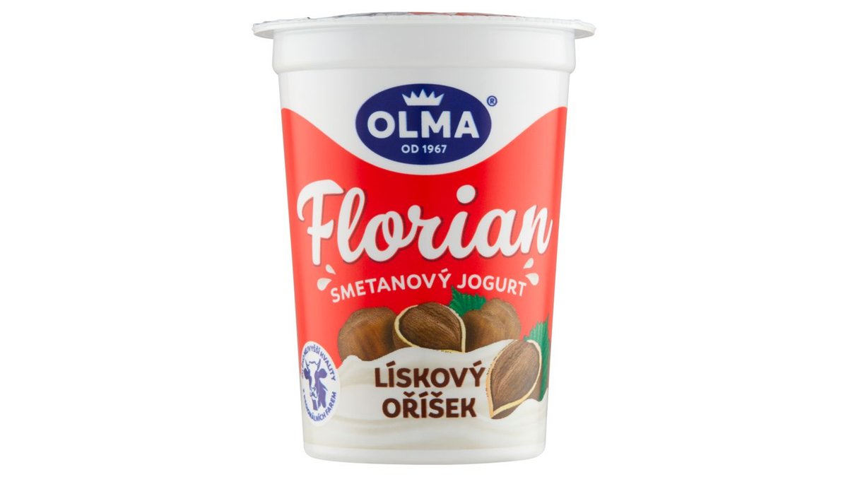 Olma Florian Smetanový jogurt lískový oříšek 150g