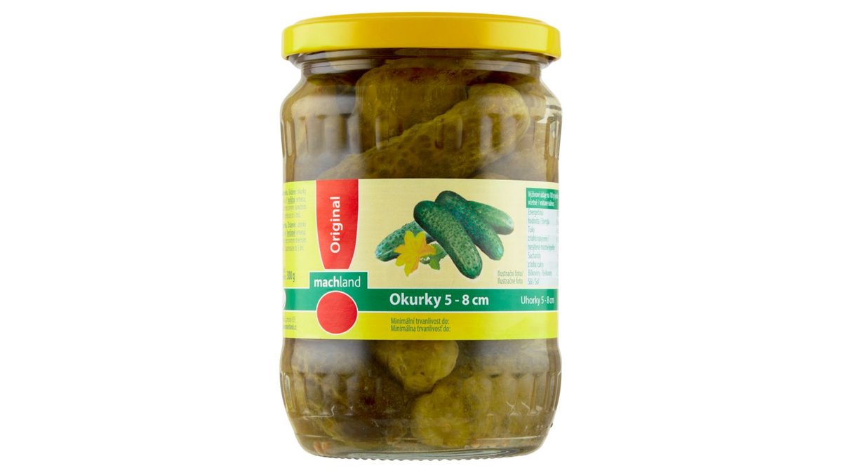 Machland Okurky 5 - 8 cm 540g