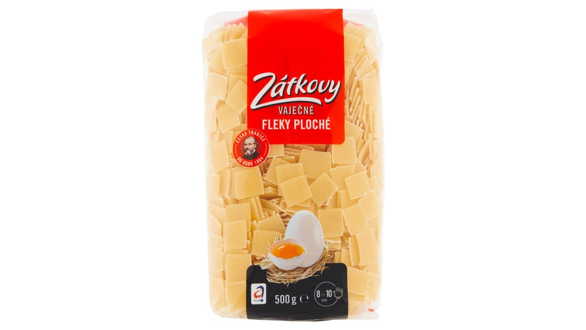 Zátkovy Vaječné Fleky ploché 500g