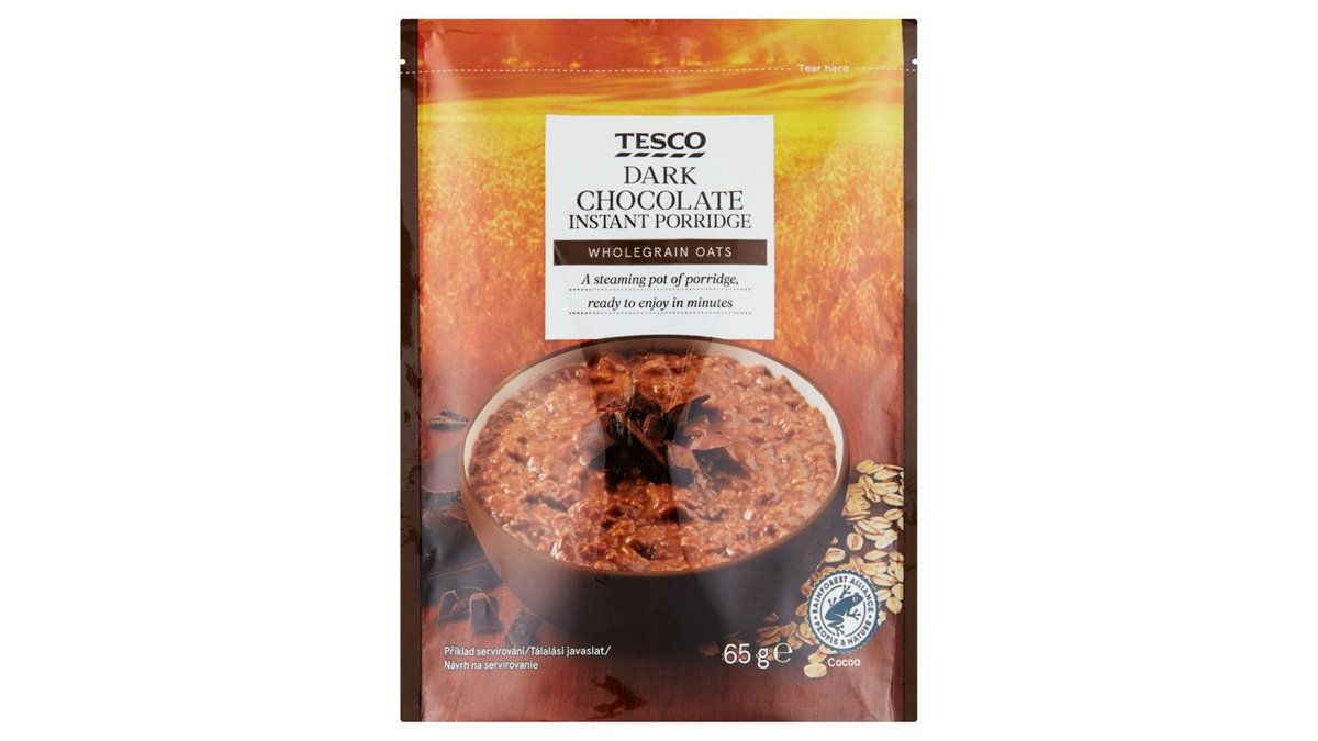 Tesco Instantní ovesná kaše s čokoládou 65g