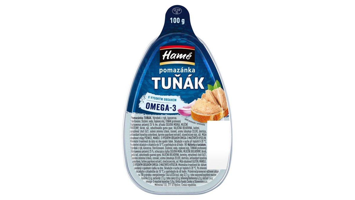 Náhled kategorie Hamé Pomazánka tuňák 100g
