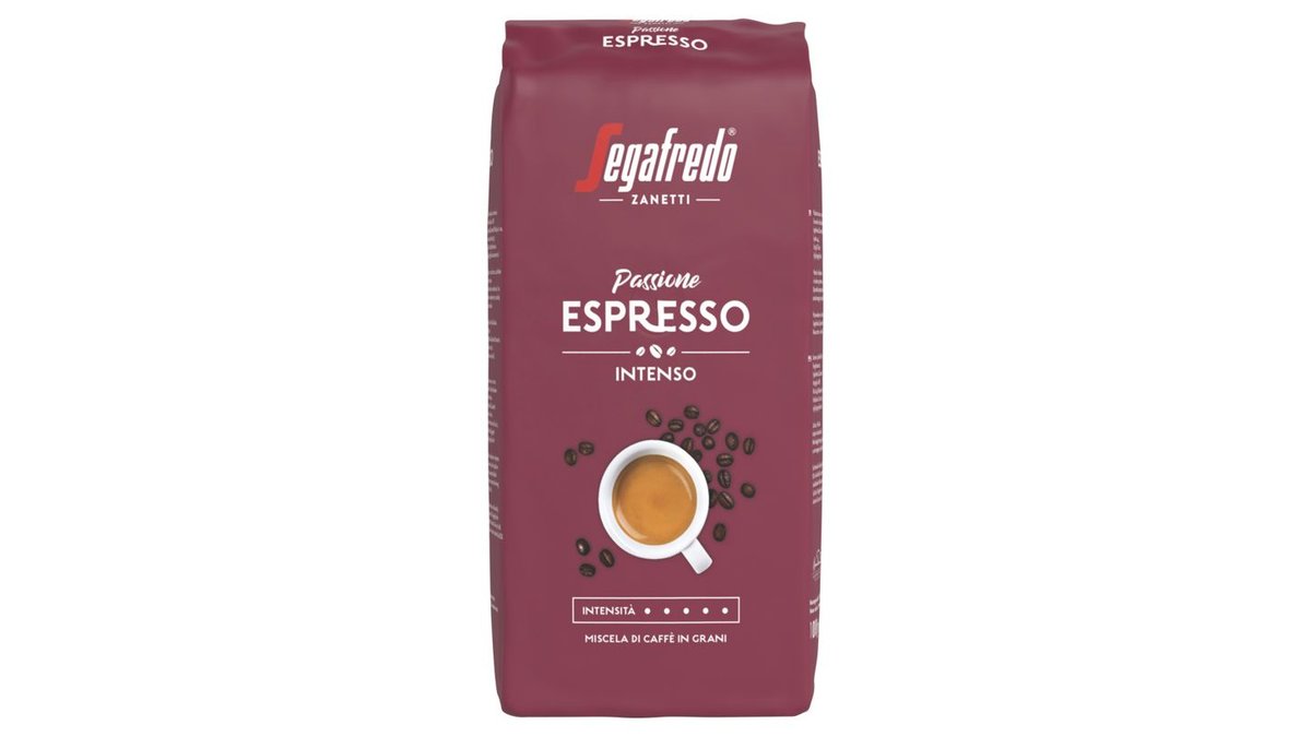 Segafredo Zanetti Passione Espresso Intenso káva pražená zrnková 1000g