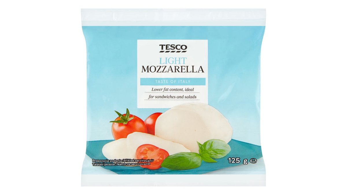 Tesco Mozzarella Light 125g