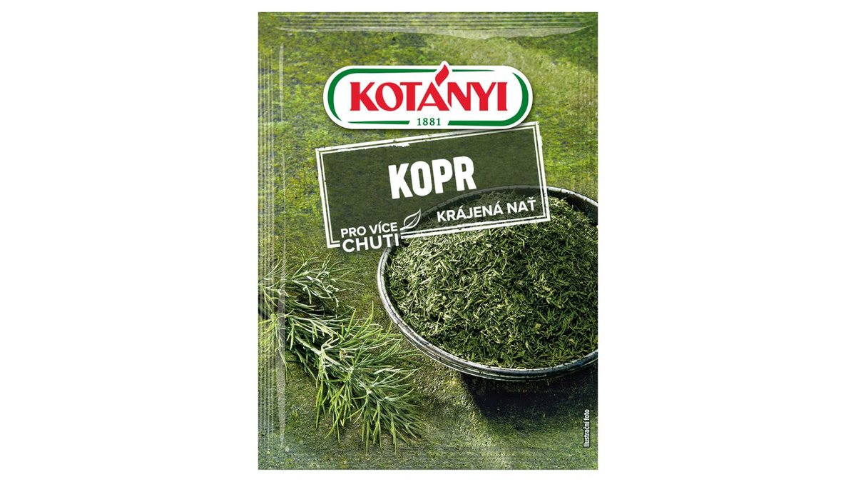 Kotányi Koprové výhonky drhnuté 11g