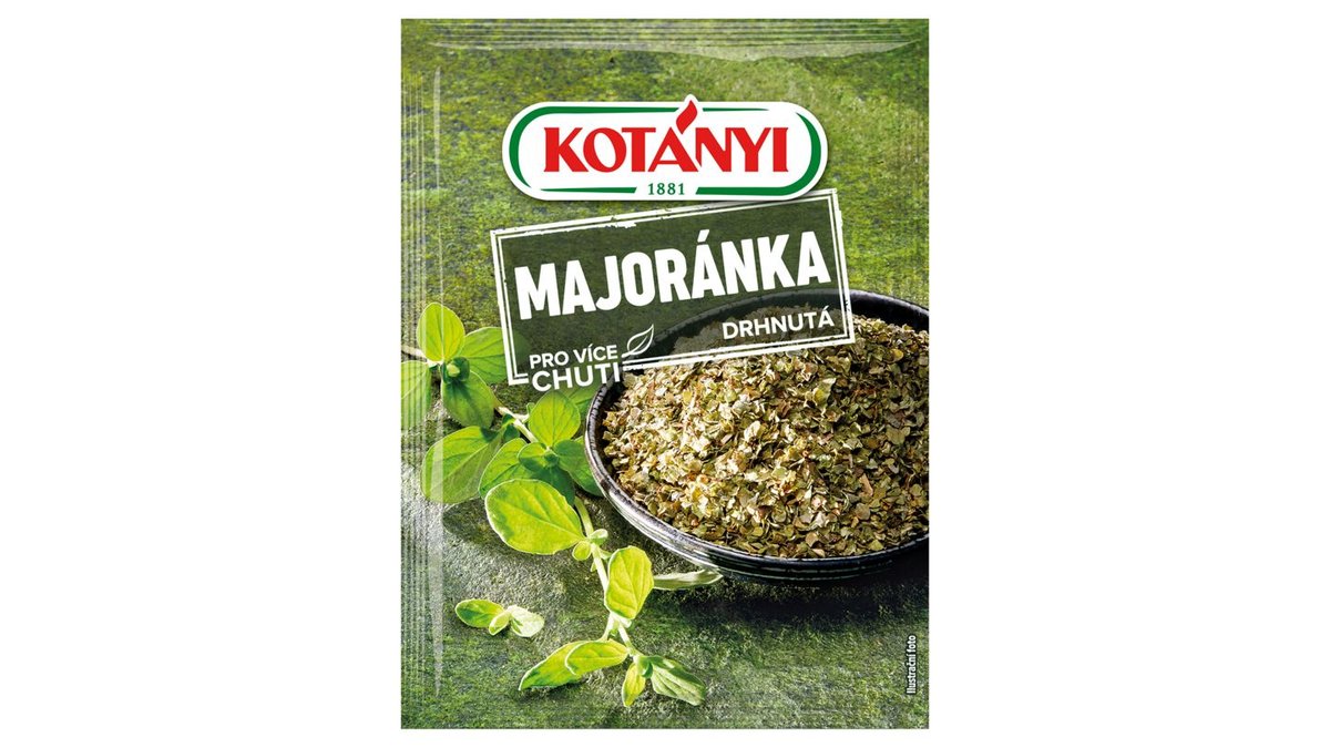 Kotányi Majoránka drhnutá 6g
