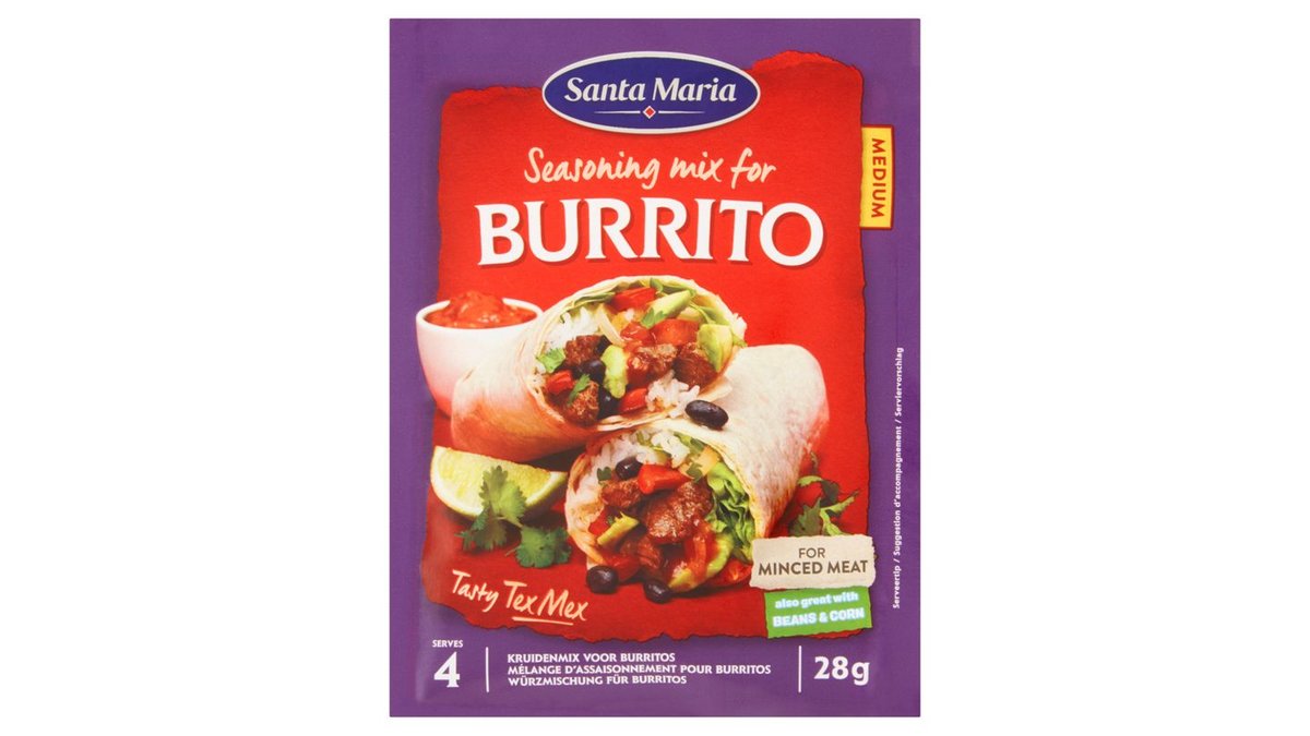 Santa Maria Burrito směs koření, 28 g