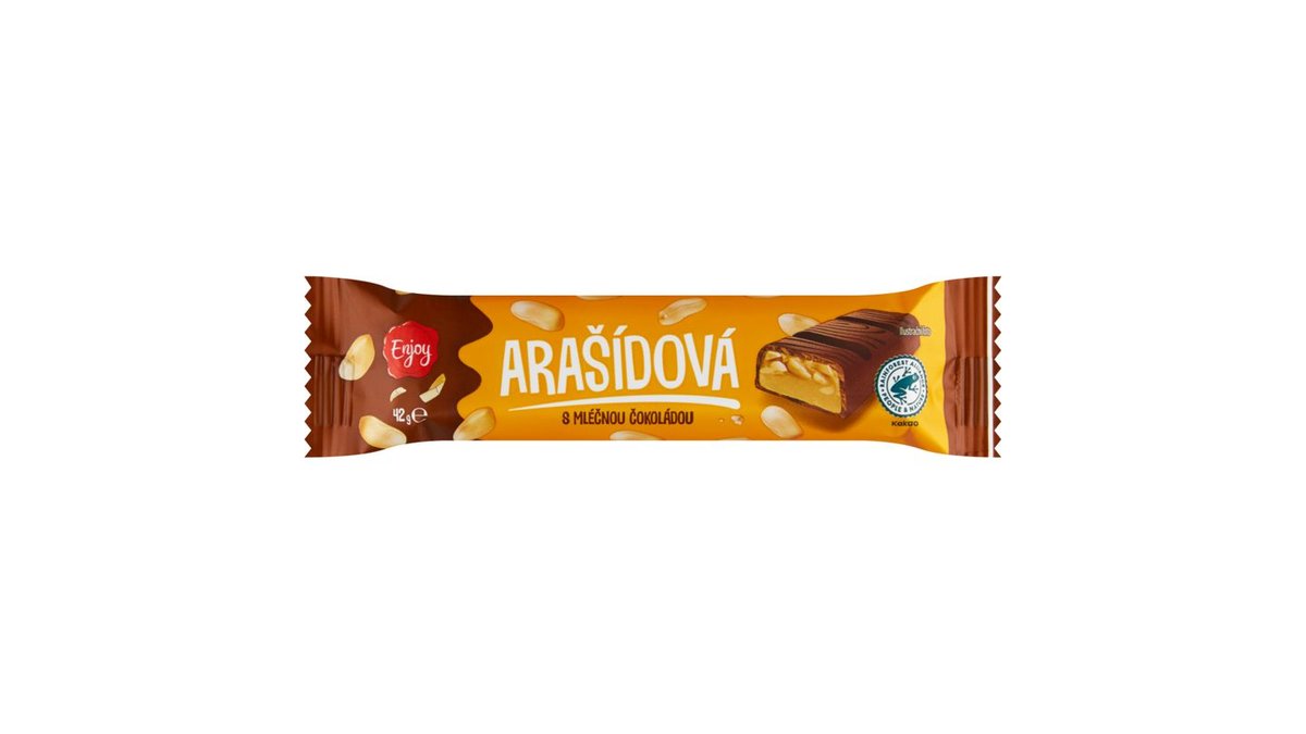 Enjoy Arašídová s mléčnou čokoládou 42g