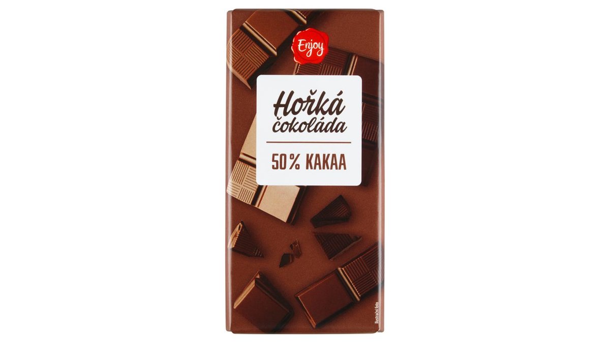 Enjoy Hořká čokoláda 50% kakaa 100g