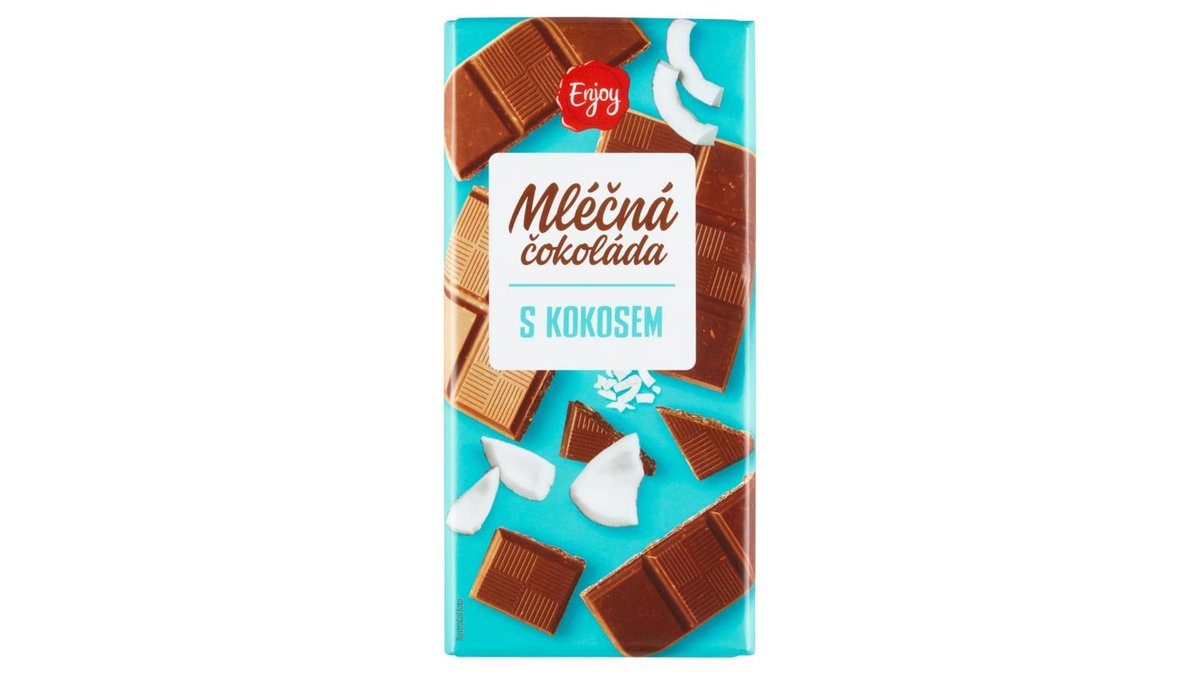Enjoy Mléčná čokoláda s kokosem 100g