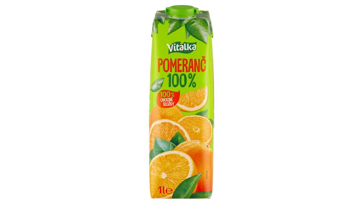 Vitálka Pomeranč 100% 1l