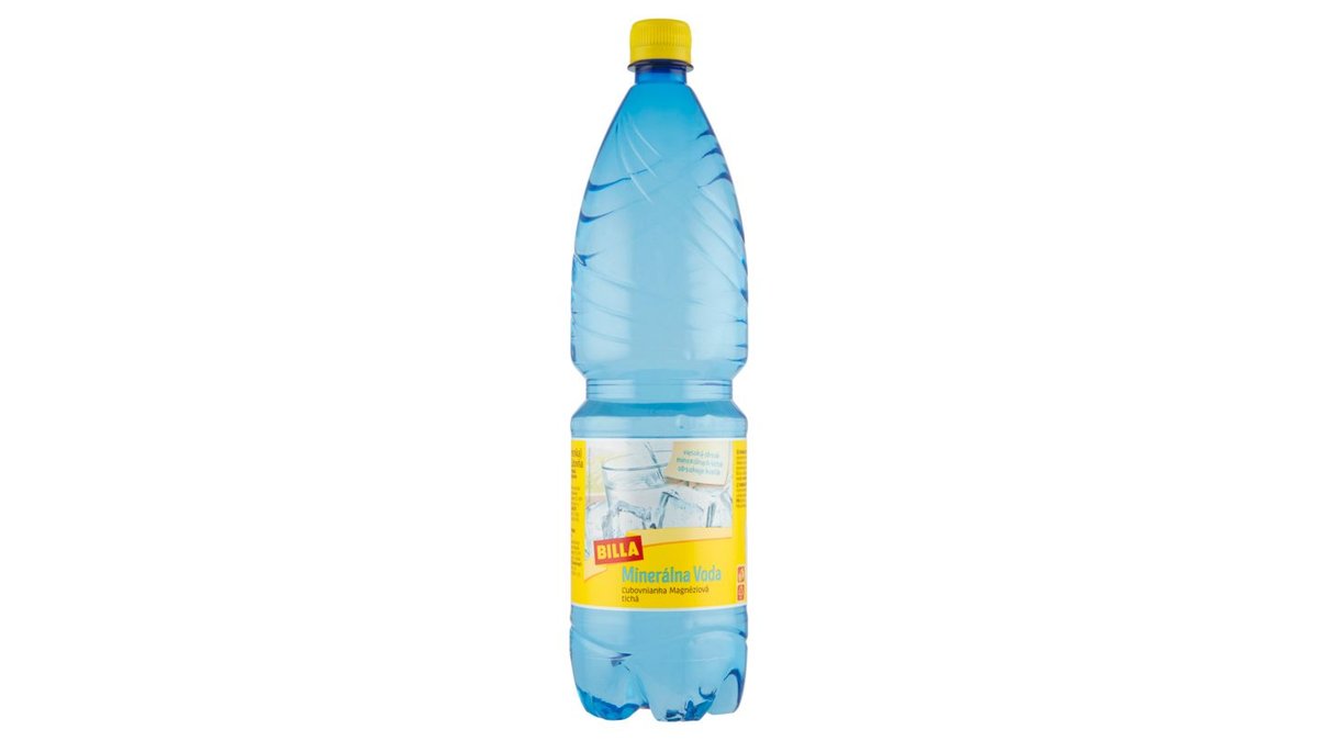 BILLA Ľubovnianka magnéziová přírodní minerální voda dekarbonovaná 1,5l