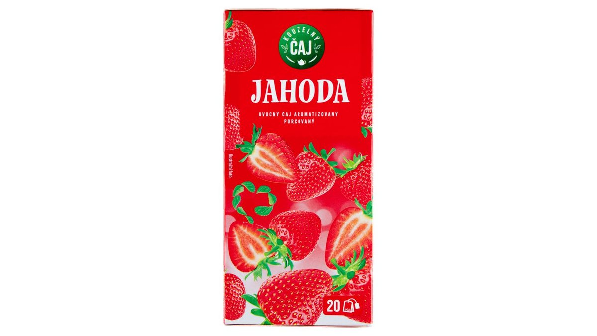 Kouzelný čaј Jahoda ovocný čaj aromatizovaný porcovaný 20 x 2g (40g)