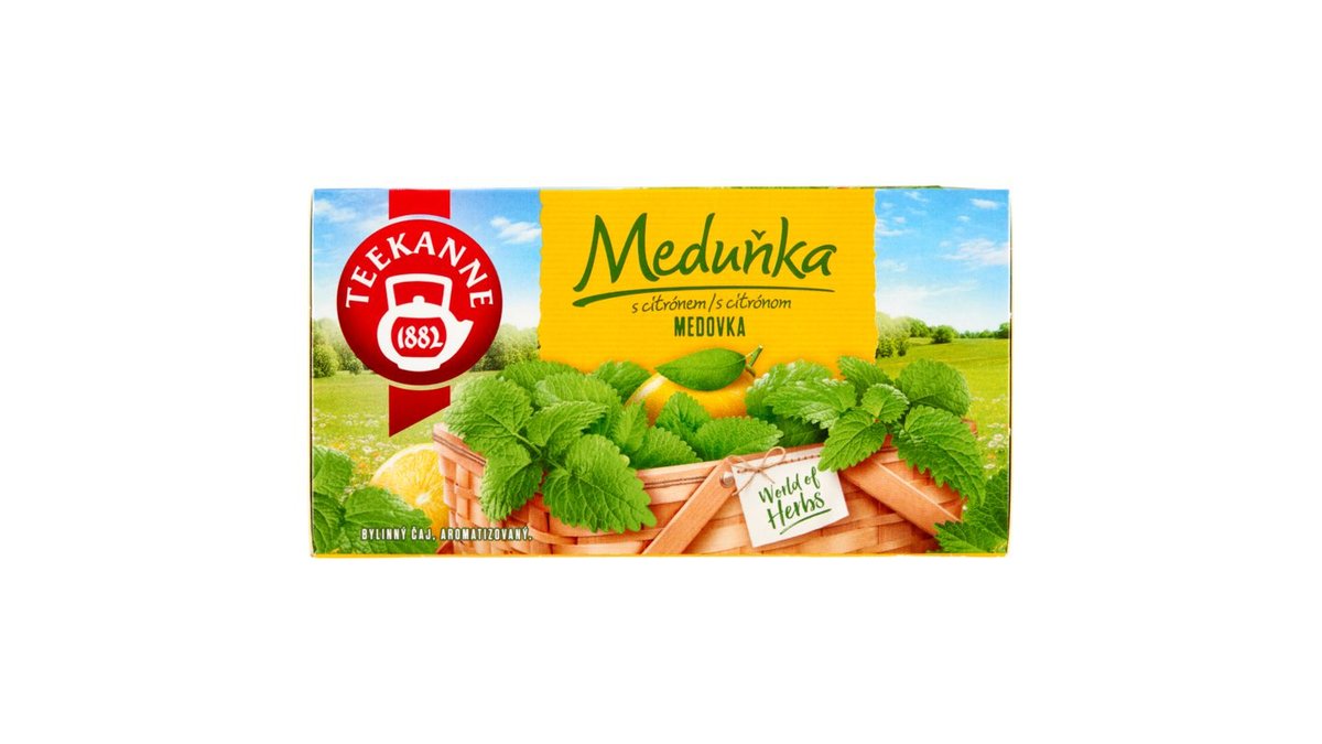 Teekanne Meduňka s citrónem bylinný čaj 20 x 1,5g (30g)