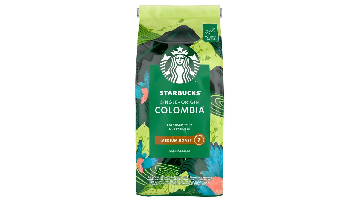 STARBUCKS Single-Origin Colombia zrnková káva 450g