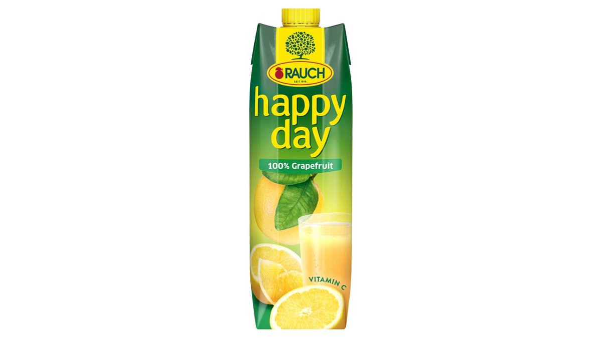 Rauch Happy Day 100% grapefruitová šťáva 1l