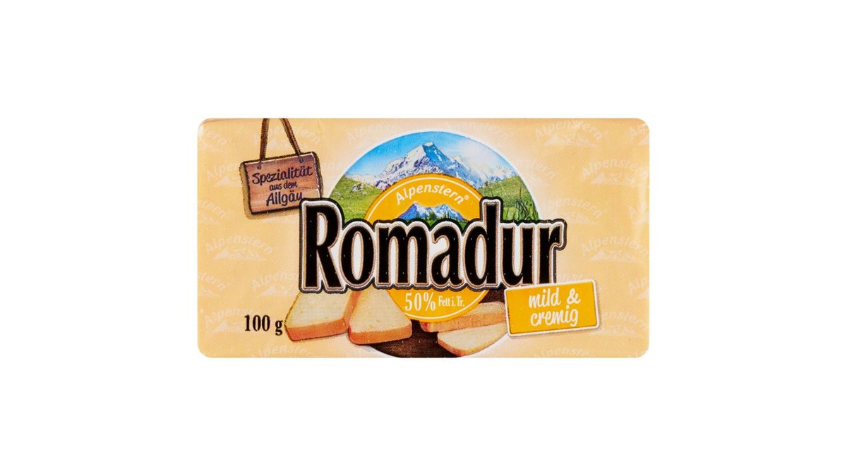 Alpenstern Romadur přírodní sýr zrající pod mazem 100g