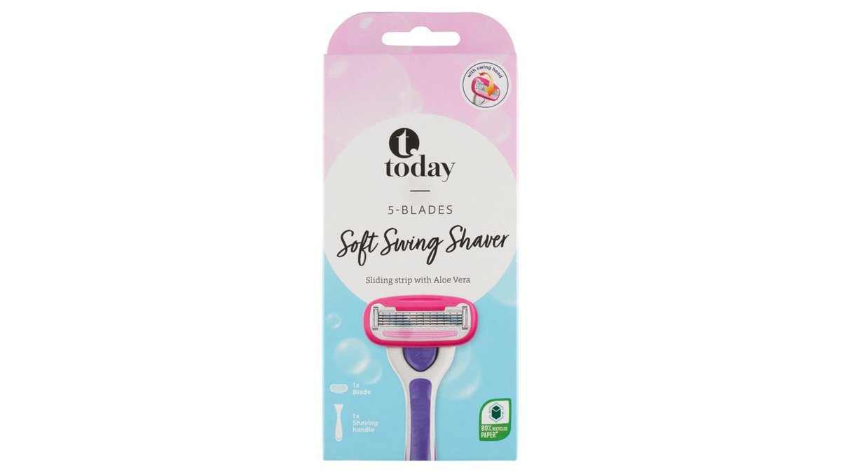 today Soft Swing holicí strojek s 5 břity s výkyvnou hlavou