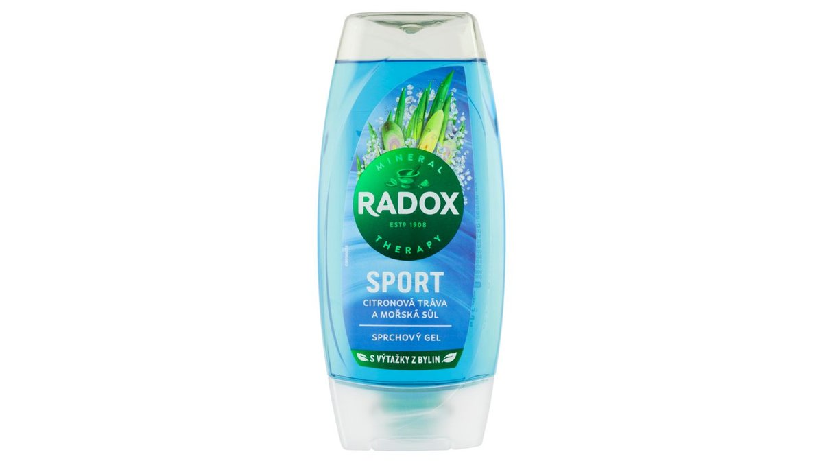 Radox Sport citronová tráva a mořská sůl sprchový gel 225ml