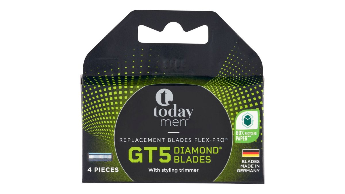 today Men FlexPro GT5 náhradní diamantové břity 4 ks