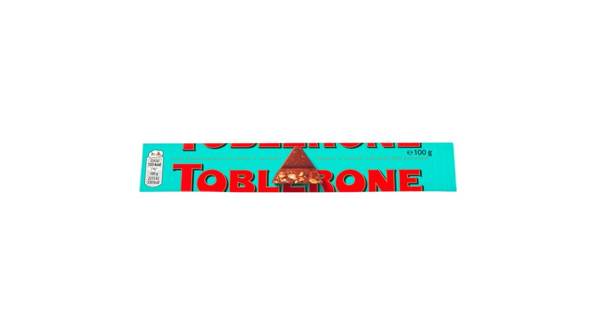 1+1 Toblerone crunchy almonds