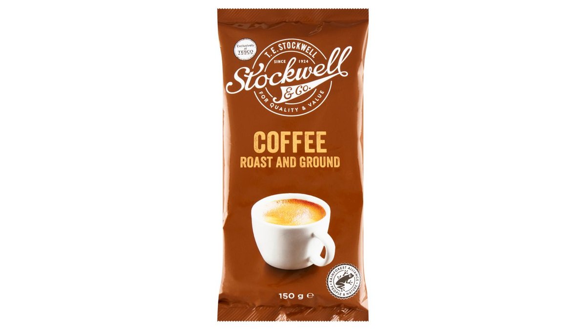 Stockwell & Co. Pražená mletá káva 150g