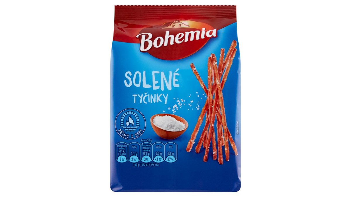 Bohemia Solené tyčinky 160g