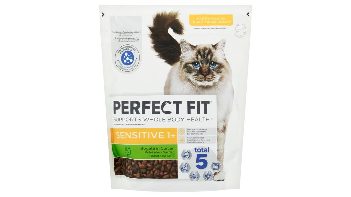 Perfect Fit Sensitive 1+ bohaté na krůtí 750g