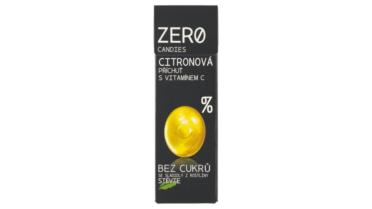 Zero Candies Citronová příchuť s vitamínem C 32g