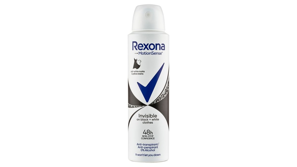 Rexona Invisible on Black + White Clothes antiperspirant sprej 150ml