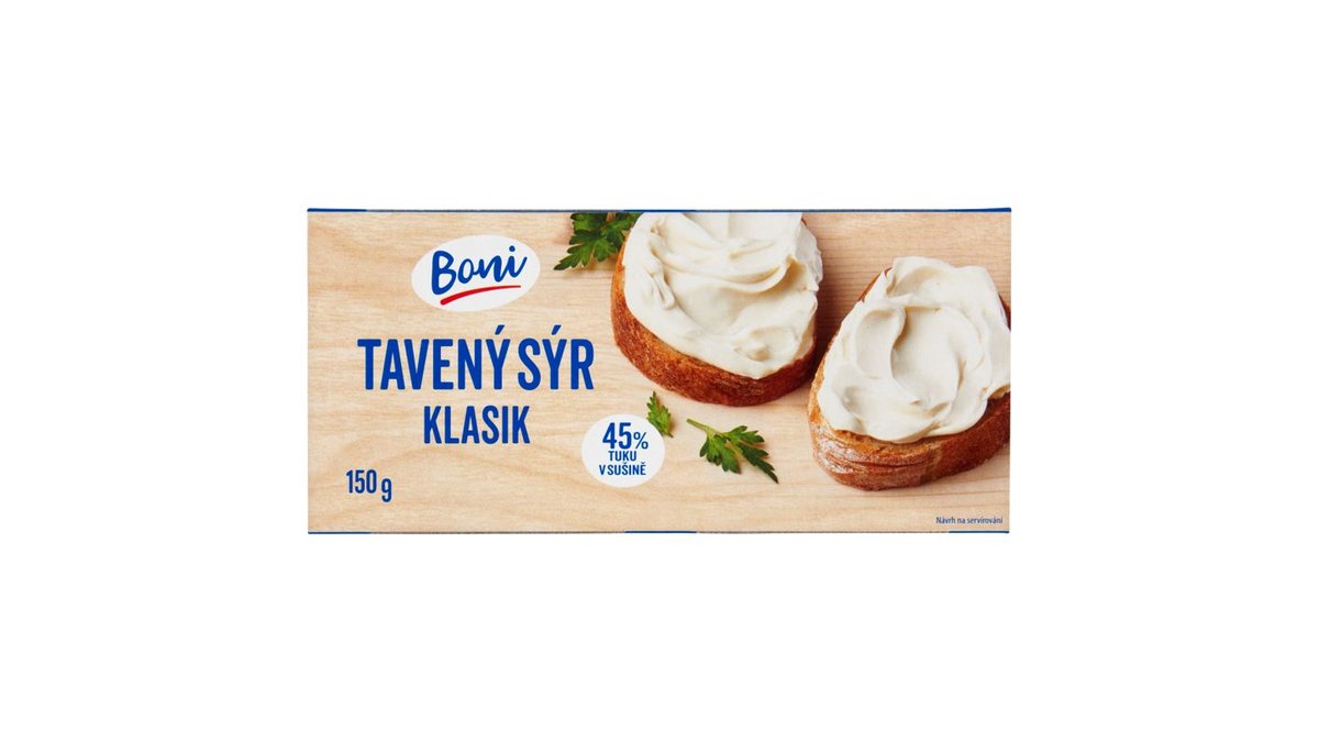 Boni Tavený sýr klasik 3 x 50g (150g)