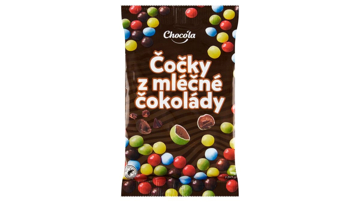 Choco'la Čočky z mléčné čokolády 150g