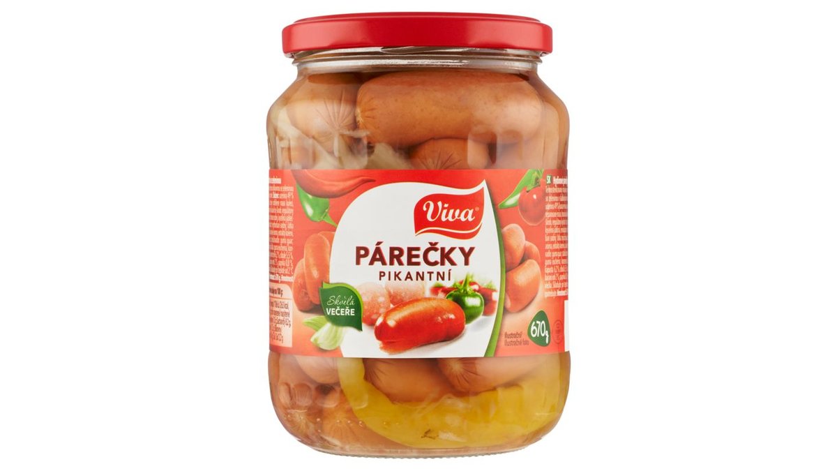 Viva Párečky pikantní 670g
