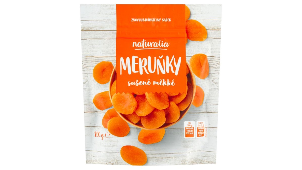 Naturalia Meruňky sušené měkké 200g